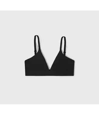 Organic Basics Core Triangle Bralette Black
