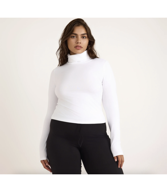 Everyday Turtleneck White