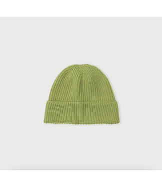 Organic Basics Soft Knit Fluffy Beanie Matcha Green