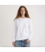 Organic Basics True Heavy Boxy Long Sleeve Tee White