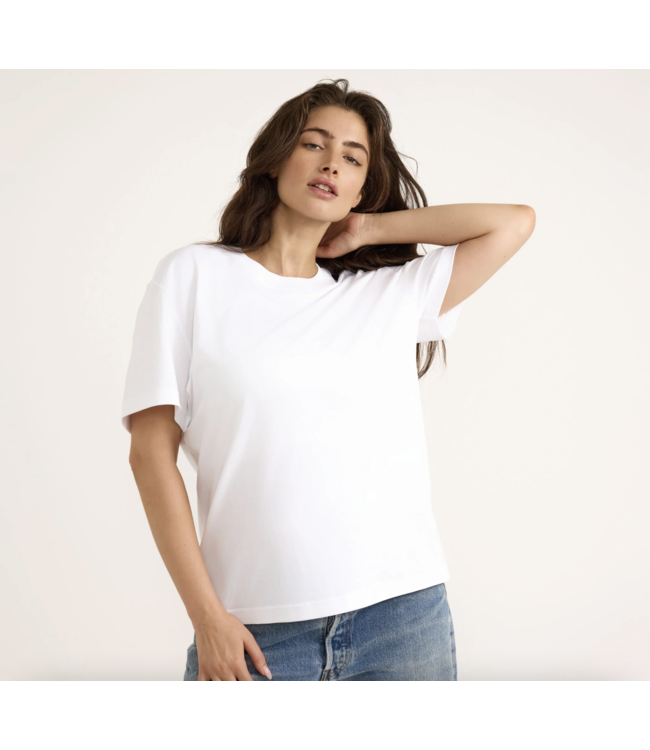 True Heavy Boxy Tee White