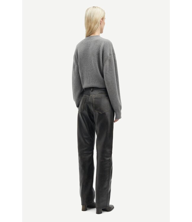 Salynn Trousers Washed Black Olive