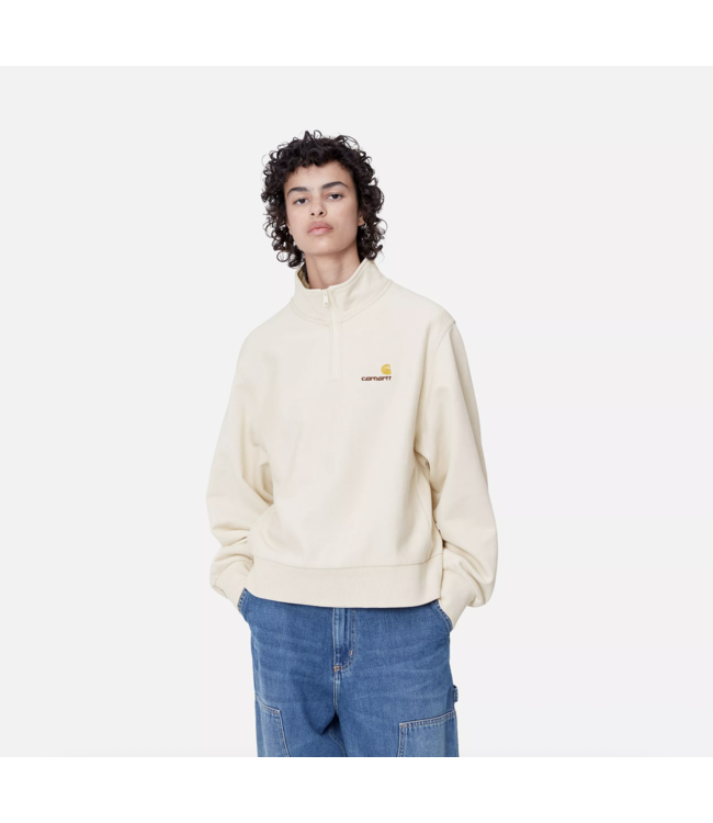 American Scr. Sweat High Neck Moonbeam