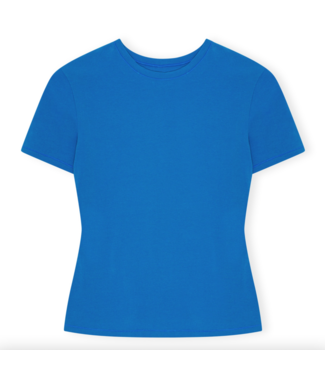 Organic Basics Flex Tee Azure Blue