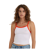 Organic Basics Core Play High-neck Top White Red