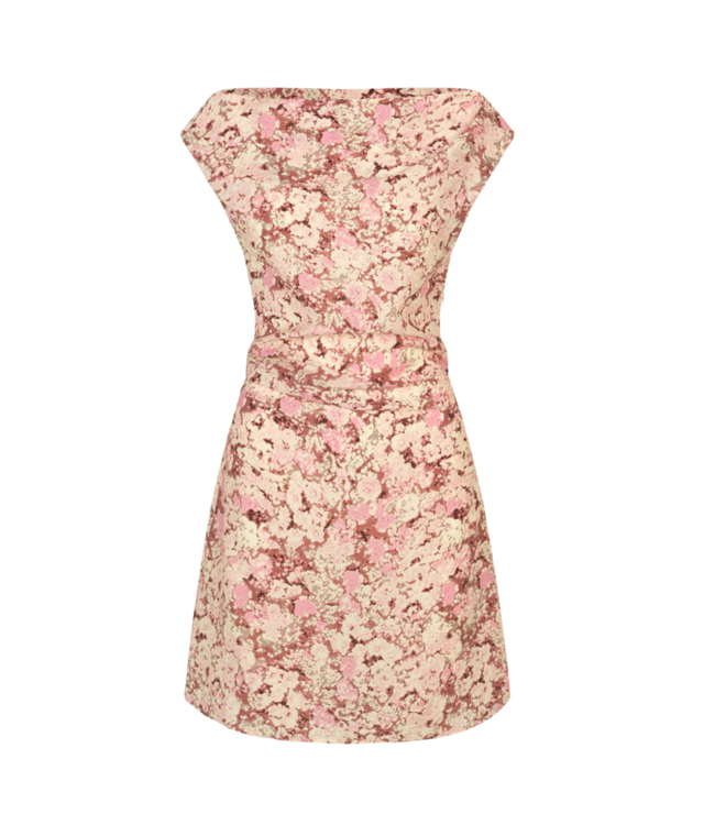 Melia Print Dress Pink Blossom - Size M