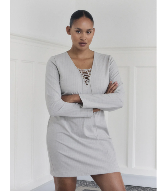 Micki Dress Pinstripe