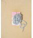 Tess Haakt Flower Necklace Light Blue