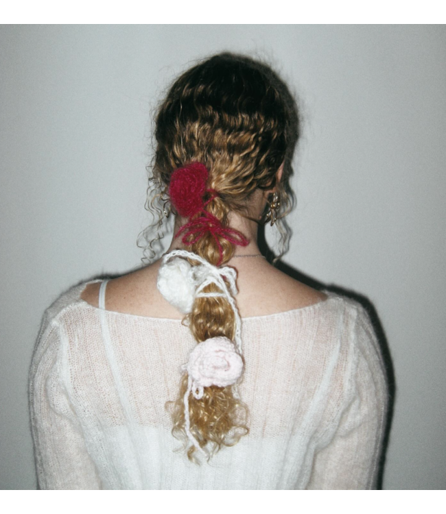 Flower Necklace Light Pink