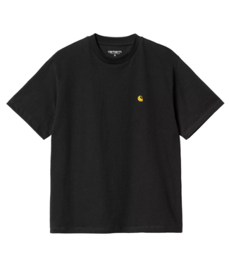 Carhartt WIP W' Chase Tshirt Black - Size XS