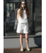 Naoma Solid Shorts Soft White - Size XS