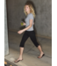 Tanny Capri Pants Black