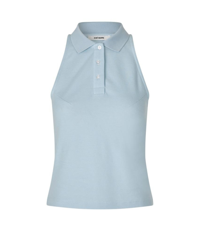 Sunny Polo Top Cashhmere Blue