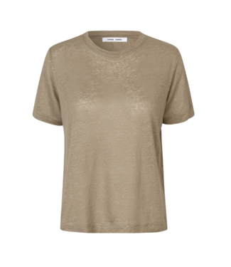 Samsoe Samsoe Sacamino Tshirt Greige - Size XS