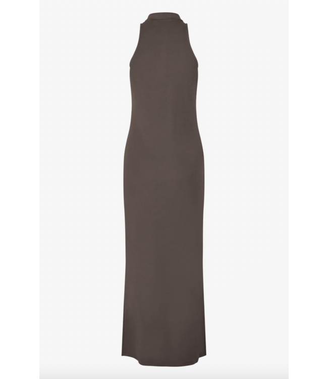 Sunny Polo Dress Dark Oak