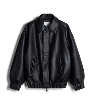 Welter Shelter Puff Paddy Fauw L Black