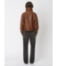Tibby Leather Jacket Washed Red