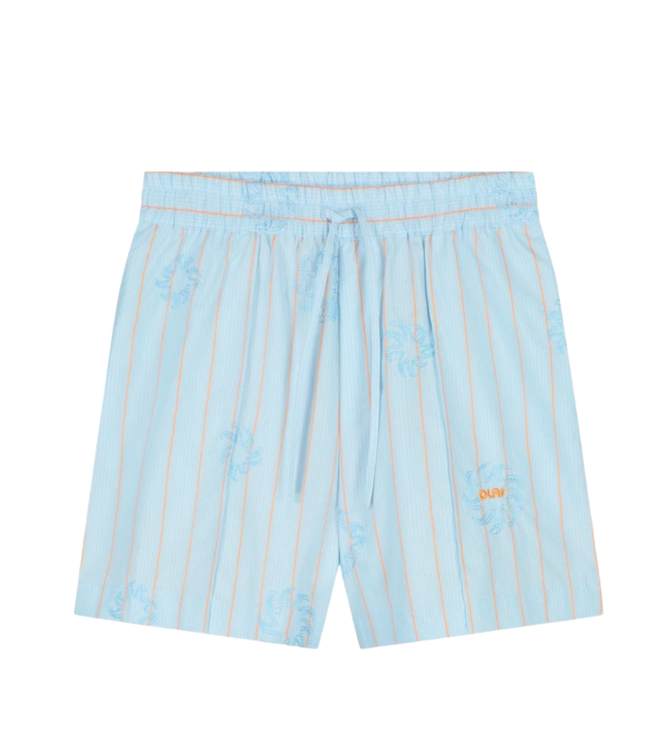 Stripe Embro Sun Shorts Surf Blue
