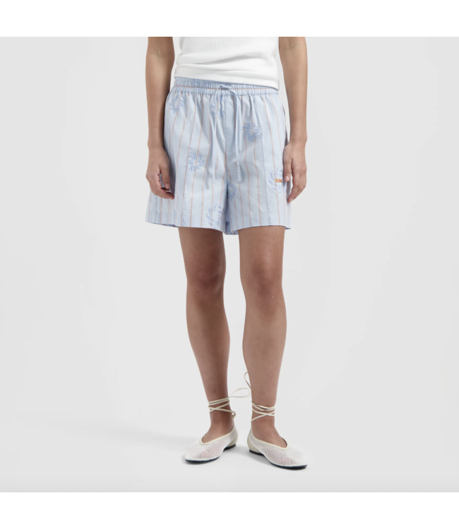 Stripe Embro Sun Shorts Surf Blue