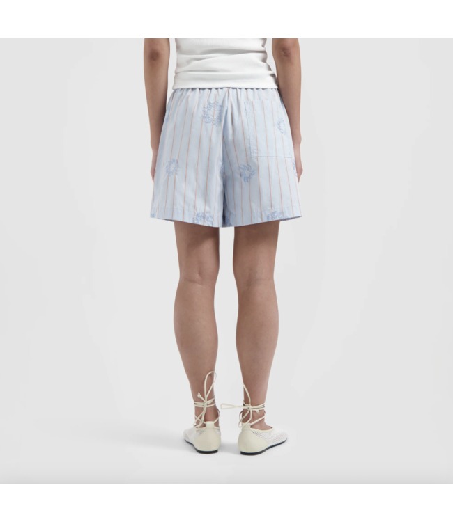 Stripe Embro Sun Shorts Surf Blue