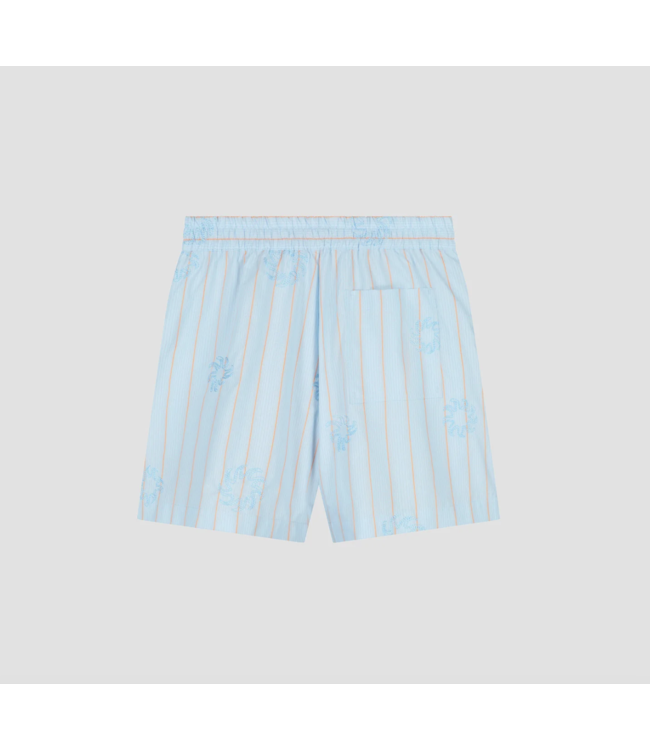 Stripe Embro Sun Shorts Surf Blue