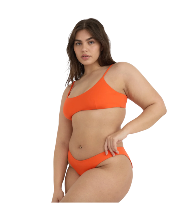 Swim Tie Bikini Bottom Blood Orange