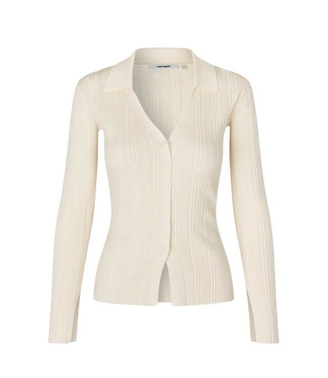 Alga Knit Blouse Off White