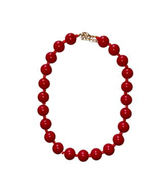 Studio S Jewellery Poppy Necklace Red