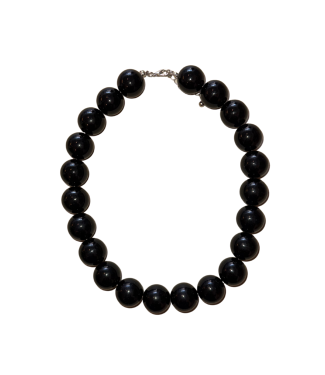 Poppy Necklace Black
