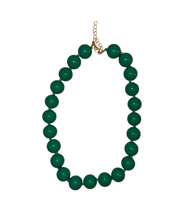 Poppy Necklace Hot Green