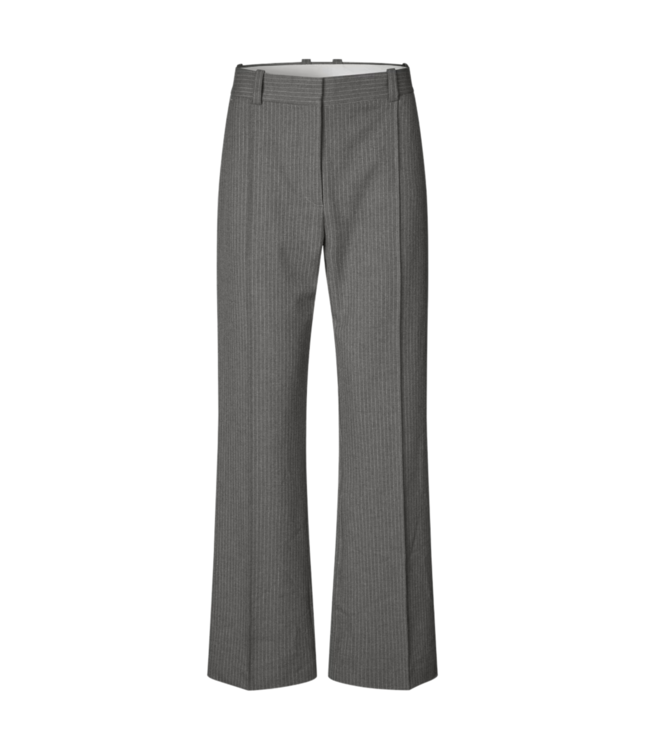 Salot Trousers Dark Gull Gray Pinstripe