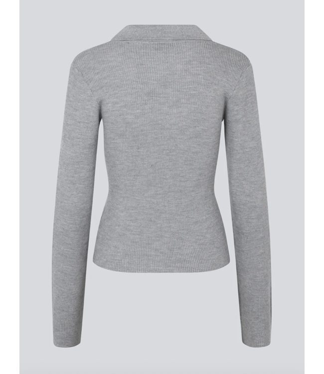 Hiroki Cardigan Grey Melange