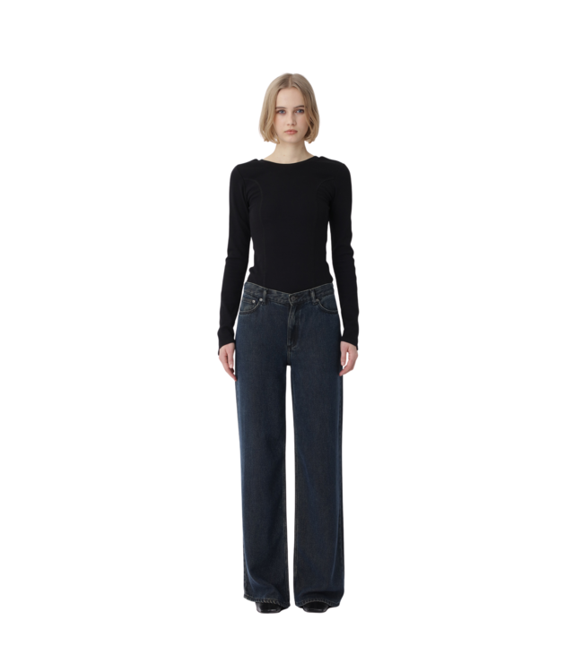 Yolana Pants Washed Black
