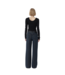 Yolana Pants Washed Black