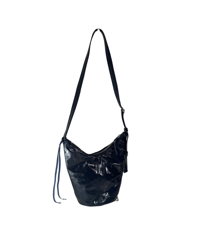 Bucket Bag Crushed Patent Night