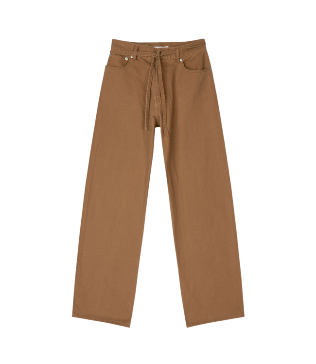 Saharper Trousers Belt Washed Otter