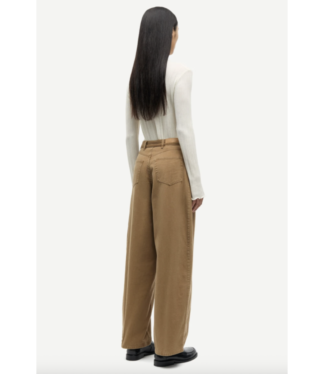Saharper Trousers Belt Washed Otter