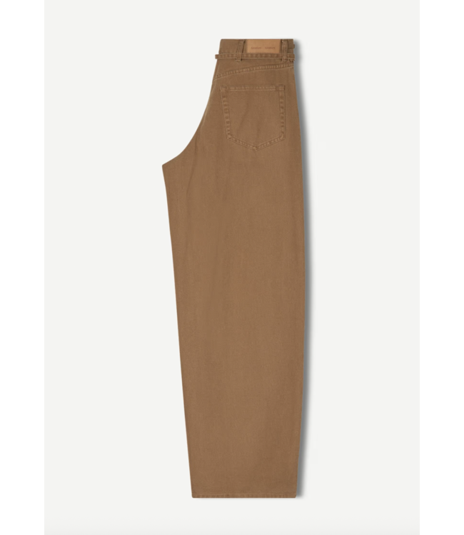 Saharper Trousers Belt Washed Otter