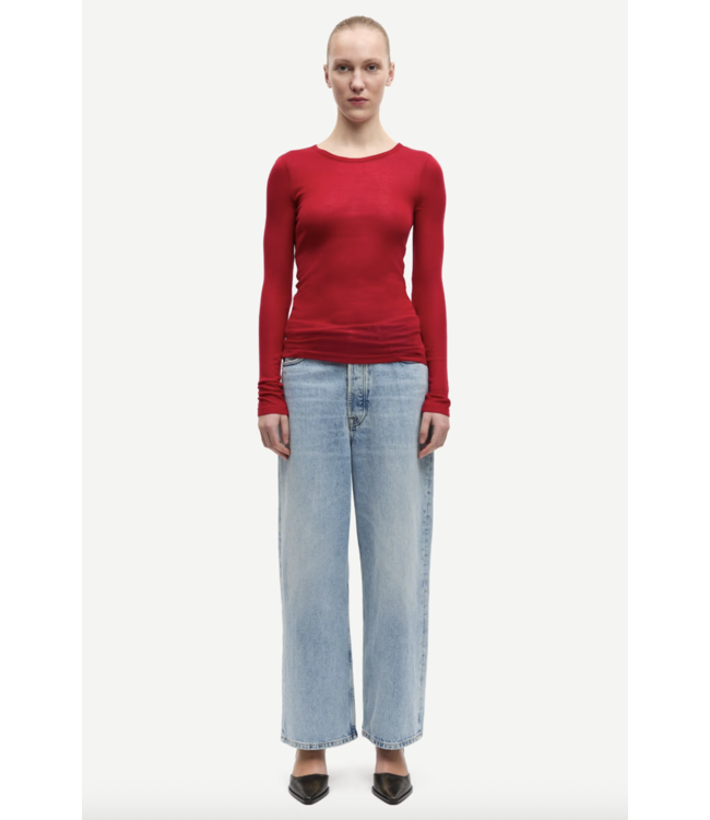 Sadou T-Shirt Haute Red - Size L