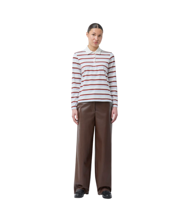 Hellen Stripe Polo Andorra Blue Stripe