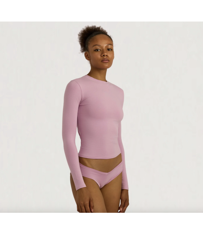 Flex Long Sleeve Tee Lavender Mist