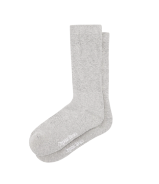 Organic Basics Core Tennis Crew Socks 3-Pack Grey