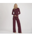 Everyday Straight Leg Pants Plum
