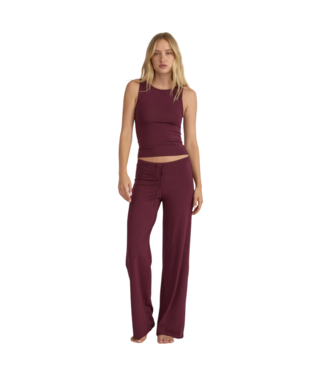 Organic Basics Everyday Straight Leg Pants Plum
