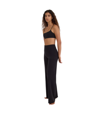Organic Basics Core Straight Leg Pants Black