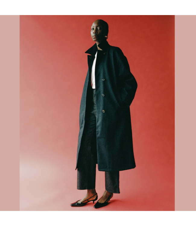 Janice B Techwool Navy