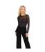 Mesh Long Sleeve Tee Black