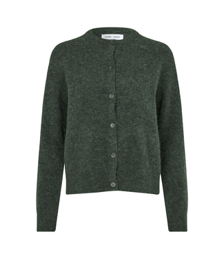 Samsoe Samsoe Nor Short Cardigan Dark Evergreen Mel