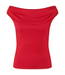 Modström Hima Off Shoulder Top Racing Red