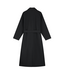 Retro Logo Trench Coat Black